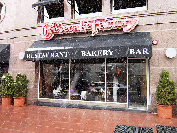 Cheesecake Factory Restaurant im Winter – Foto