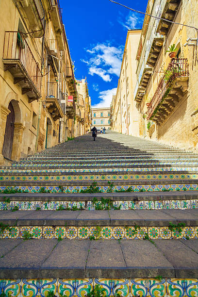 istock famous steps at Caltagirone, Sicily 472236590
