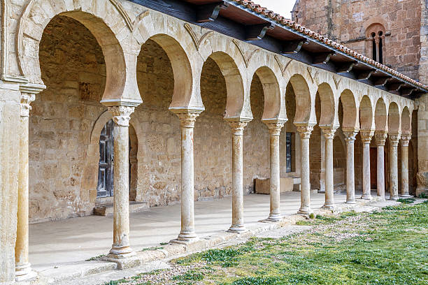 Mozarabic monastery of San Miguel de Escalada in Leon Mozarabic monastery of San Miguel de Escalada in Leon, Spain mozarabic stock pictures, royalty-free photos & images