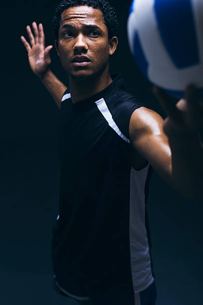 istock Playing a tough volleyball game. 472239795
