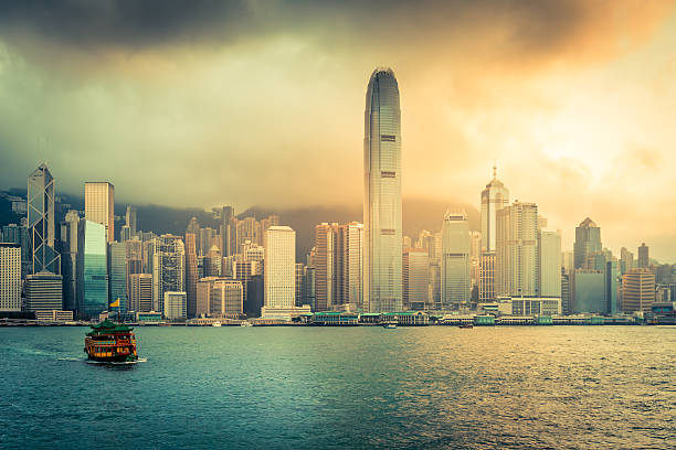 istock Hong Kong Cityscape at Sunset 472239869