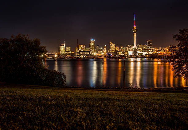 istock Auckland Skyline at night 472240237