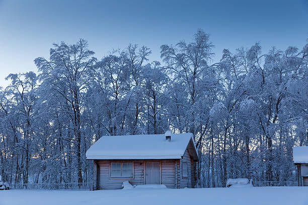 istock isolated wooden hut in remote arctic winter scene 472240476