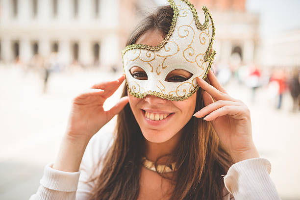 istock venetian woman for carnival 472241127