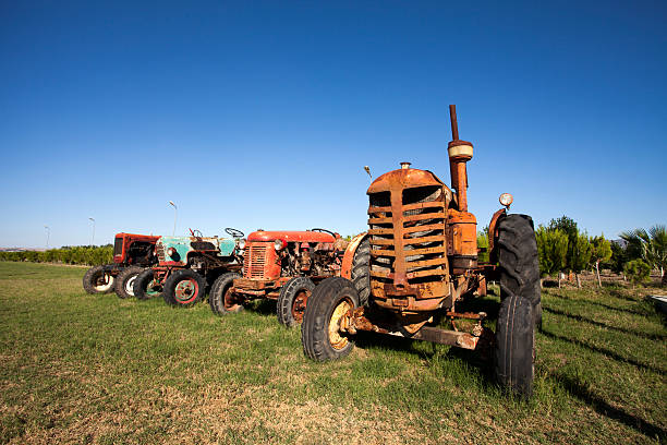 Details of a Vintage, Rusted Tractor