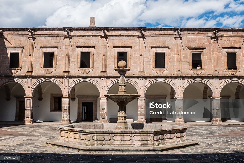 Old Jesuit Clavijero palace Picture of the old Jesuit Clavijero palace in Morelia, Mexico. 2015 Stock Photo