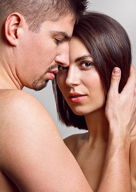 istock Beautiful couple posing together 472251490