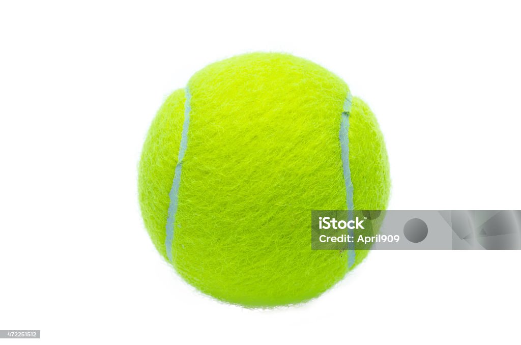 Bola de tenis Aislado en blanco - Foto de stock de 2015 libre de derechos