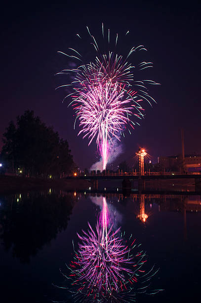 istock Fireworks in the city 472252022