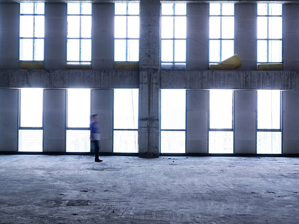 business people walking in the corridor