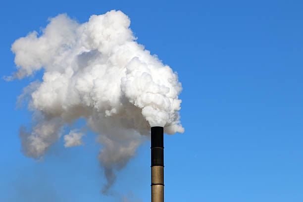 istock Air pollution from an industrial chimney 472262026