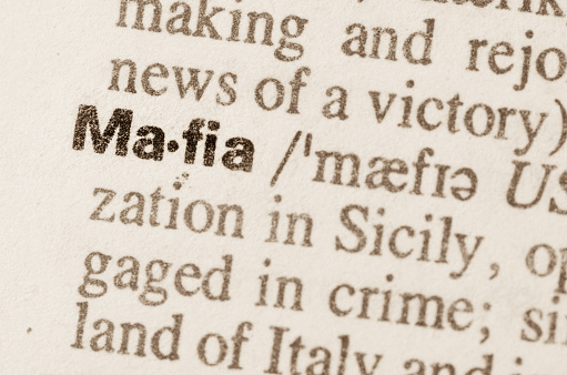 Diccionario de la definición de la palabra Mafia photo
