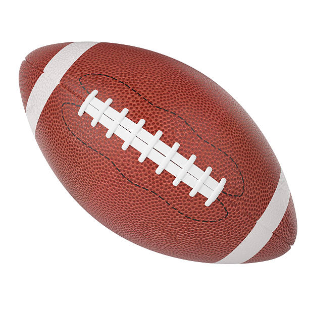 istock Rugby ball isolated on white background 472266542