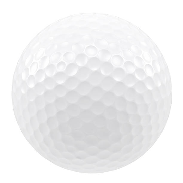istock Golf ball isolated on a white background 472266606