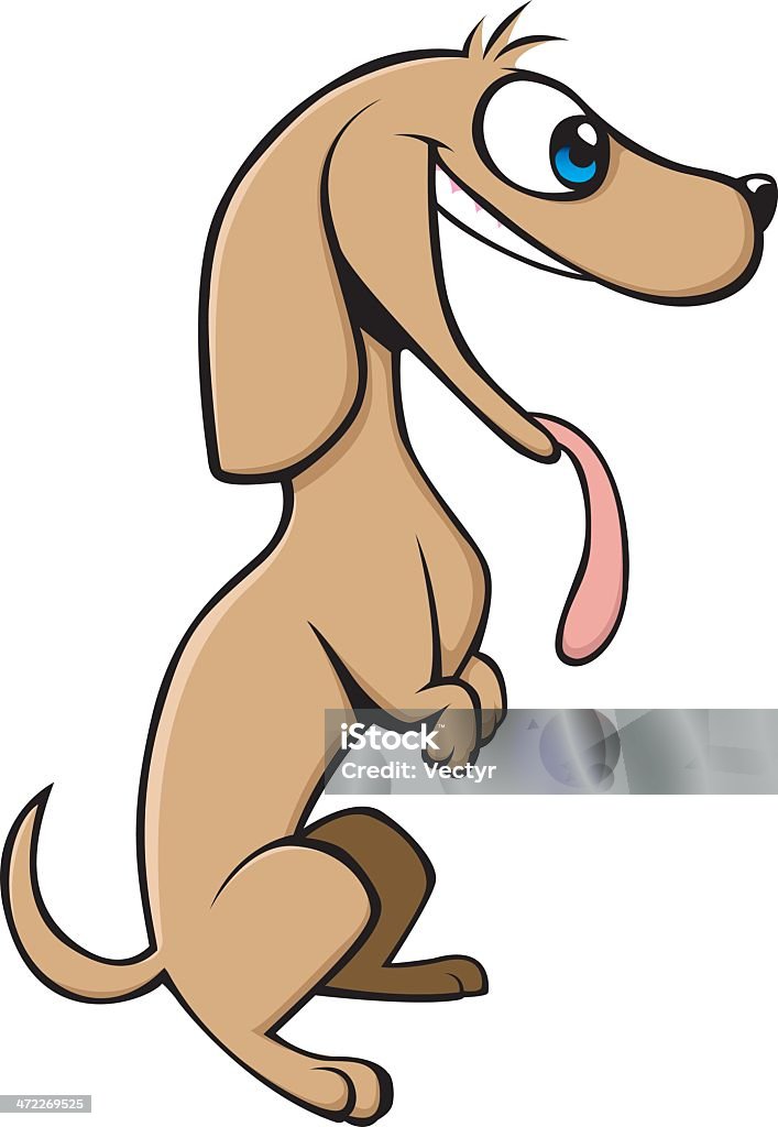 Weiner perro - arte vectorial de Adulación libre de derechos