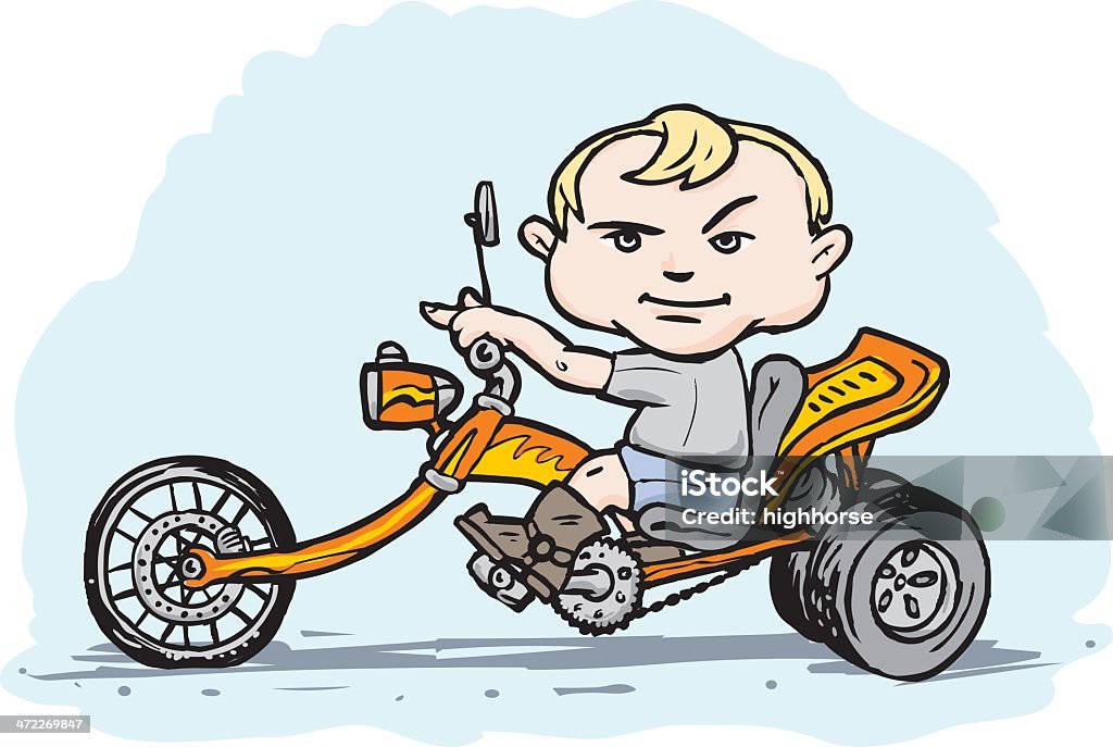 Измельчитель Baby - Векторная графика Мотоцикл роялти-фри