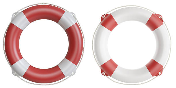 istock Set of life buoys 472270054