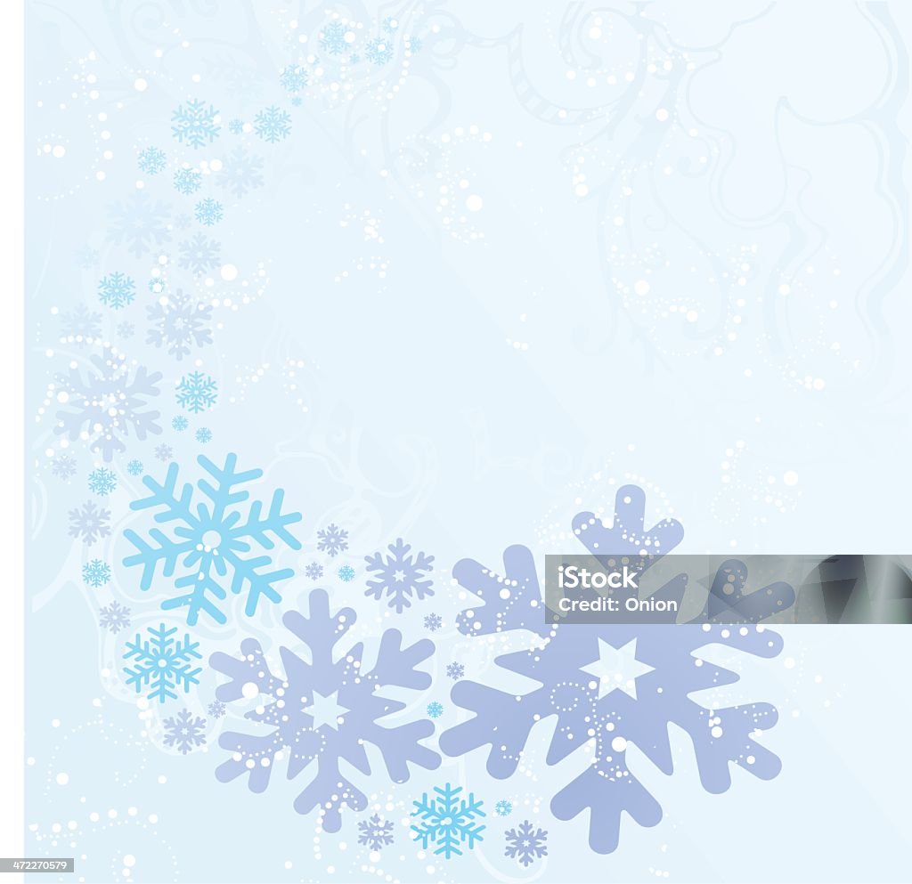 Fond de flocons de neige-Illustration - clipart vectoriel de Blanc libre de droits