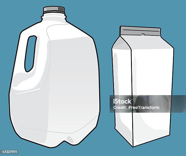 Молоко Коробки Шаблон — стоковая векторная графика и другие изображения на тему Ёмкость для молока - Ёмкость для молока, Рециркуляция, Векторная графика