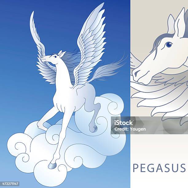 Pegasus Stock Illustration - Download Image Now - Astrology Sign, Icon Symbol, Animal