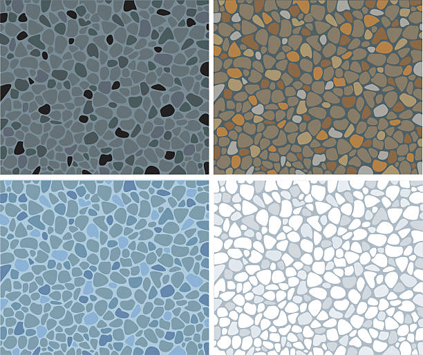 мозаика - pebble stock illustrations