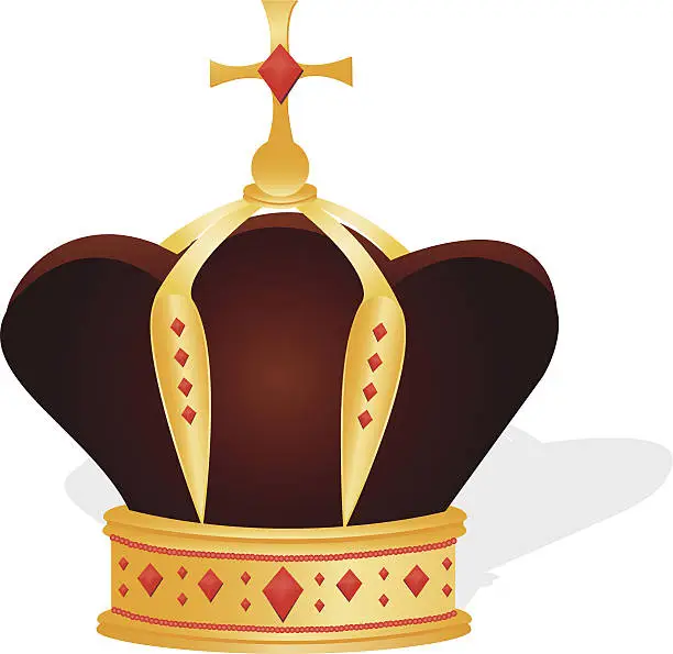 Vector illustration of King Crown