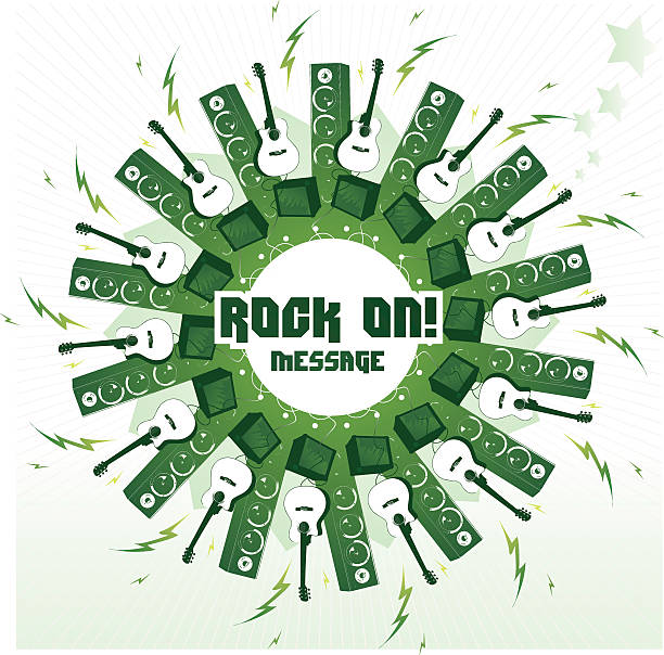 Rock On! - illustration vector art illustration