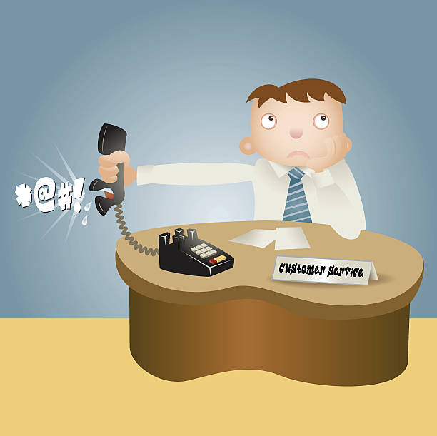 Poor Customer Service Graphics 150+ Frustrated Customer Service Rep Stock Illustrations, Royalty-Free ...