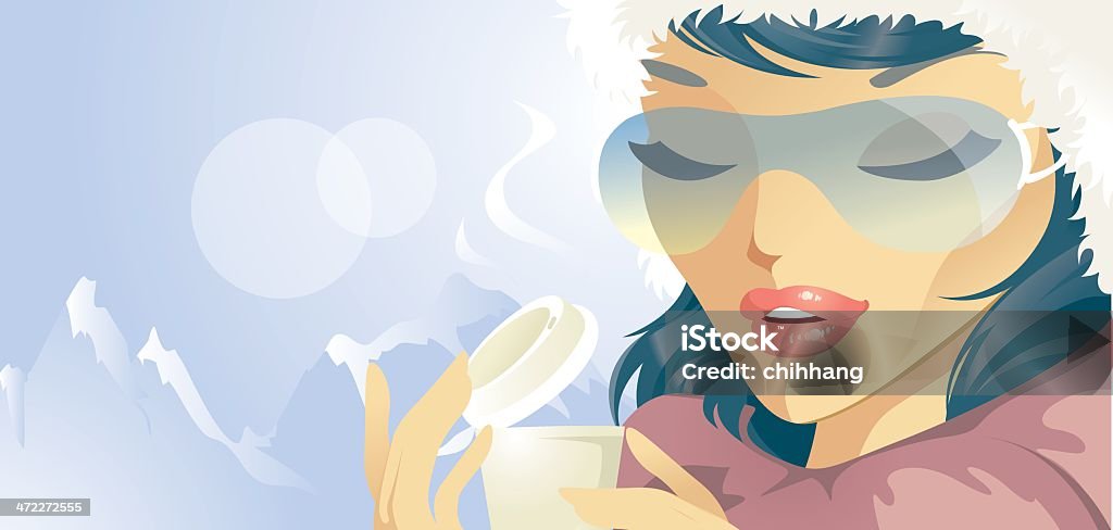 Vaporeux - clipart vectoriel de Café - Boisson libre de droits