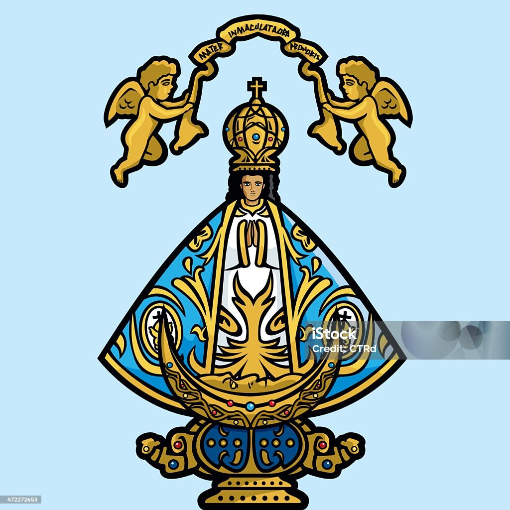 Сан-Хуан-де-лос-Лагос - Векторная графика Дева Мария роялти-фри