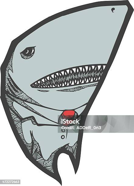 Land Shark Stock Illustration - Download Image Now - Graffiti, Doodle, Fashion