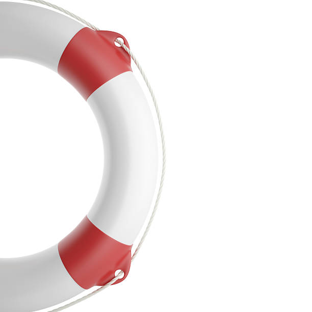 istock Illustration lifebuoy isolated on white background 472274288