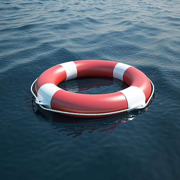 istock Lifebuoy in the sea 472274316