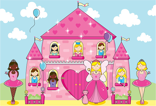 Princesses, Fairy and Ballerinas Party in Fairytale Pink Palace.