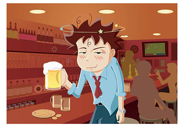 Beer Time vector art illustration