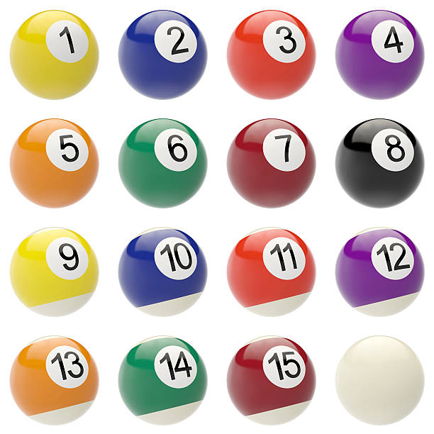 istock Set of balls for billiards 472276768
