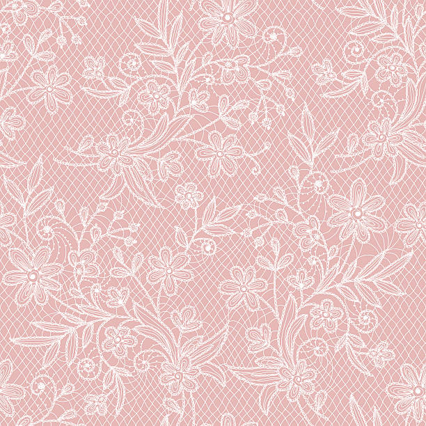 koronki bezszwowe wzór. - koronka stock illustrations