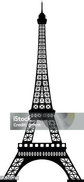 La Tour Eiffel Vecteurs libres de droits et plus d'images vectorielles de Objet ou sujet détouré - Objet ou sujet détouré, Tour Eiffel, Art