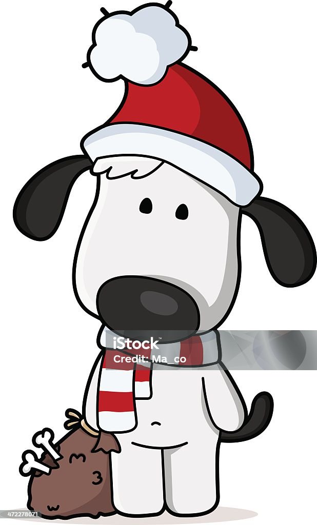 Weihnachten Hund - Lizenzfrei Hund Vektorgrafik