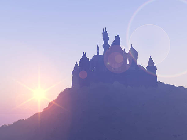 istock Silhouette of a castle 472278116