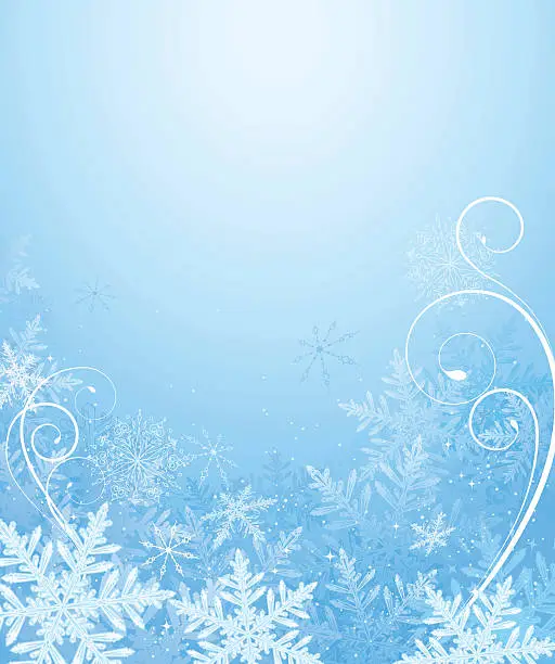 Vector illustration of Winter Background
