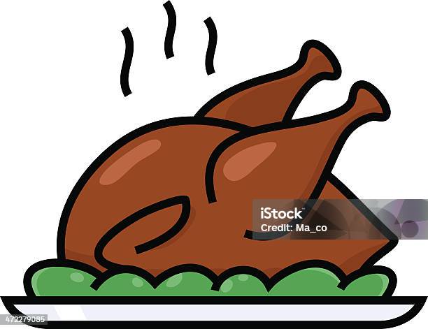 Roast Chicken Stock Vektor Art und mehr Bilder von Brathähnchen - Brathähnchen, Gänsefleisch, Huhn - Geflügelfleisch
