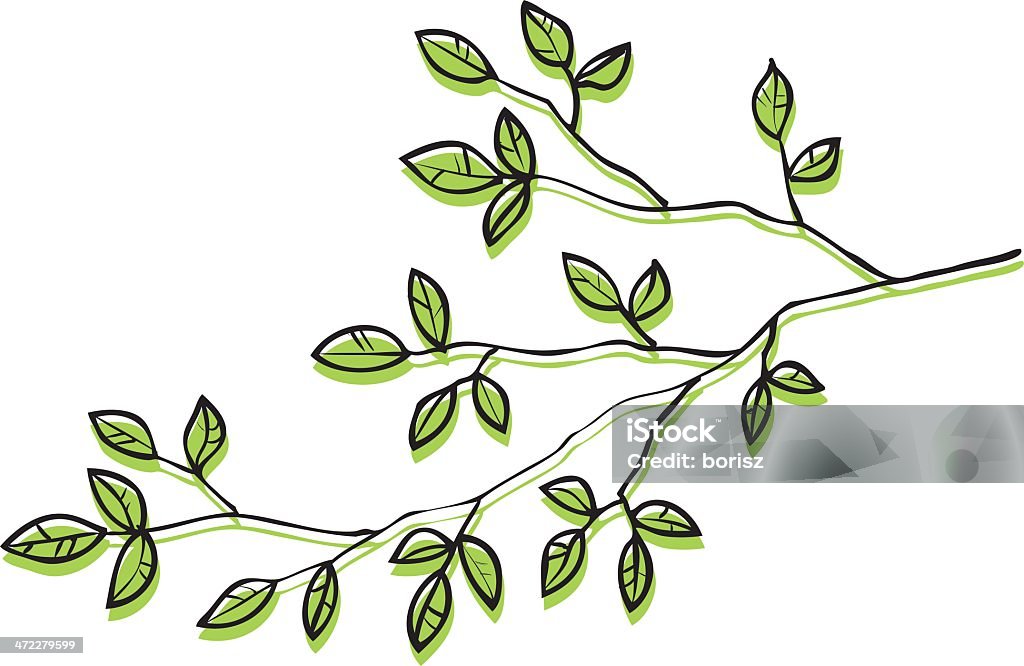 Branch This is a branch.  Autumn stock vector