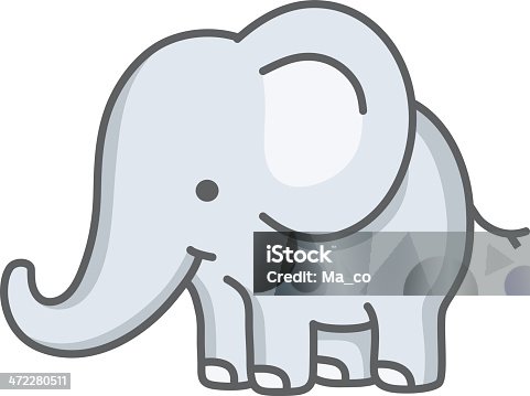 Free Clipart: Cartoon elephant | lemmling
