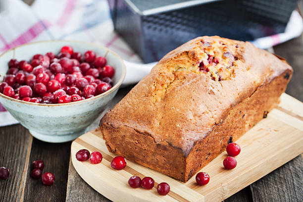 istock Delicious fresh homemade cranberry loaf 472280606