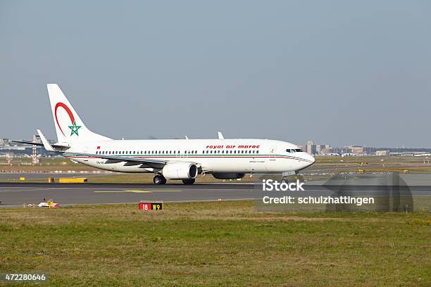 Frankfurt Airport Boeing 737800 Of Royal Air Maroc Stock Photo - Download Image Now