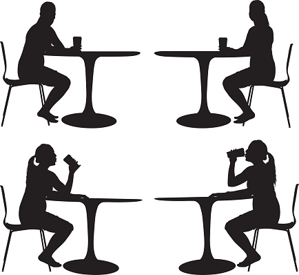Woman sitting alone at table drinkinghttp://www.twodozendesign.info/i/1.png