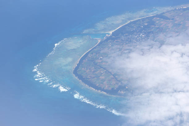 istock Sea Coast high views and bright blue sky. 472281372