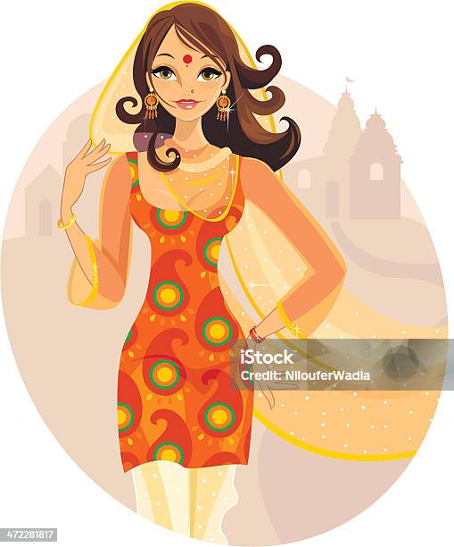 Lady インドから - インドのベクターアート素材や画像を多数ご用意 - インド, 女性, ベクター画像