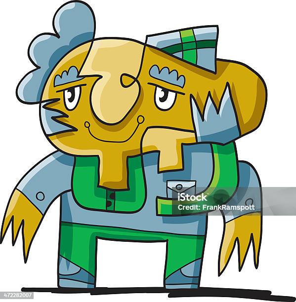 Vetores de Engraçado Professor Doodle Personagem e mais imagens de Adulto - Adulto, Cinza - Descrição de Cor, Clip Art